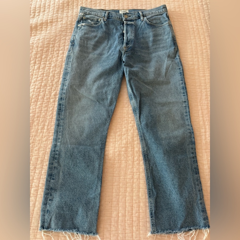 Citizens Of Humanity Light Blue Straight Jeans